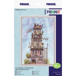 Cross stitch kit "Wind blows in attic" PGM-7461