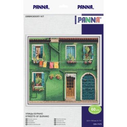 Cross stitch kit "Streets of Burano" PGM-7470