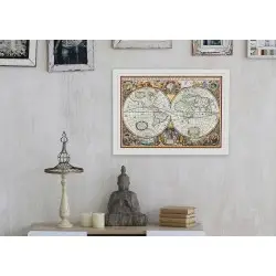 Cross stitch kit "Geographic map of the world" PPZ-1842
