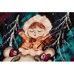 Cross stitch kit "Winter fishing" PVK-7304