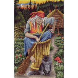 Cross stitch kit "Baba Yaga" PVS-0801