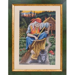 Cross stitch kit "Baba Yaga" PVS-0801