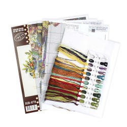 Cross stitch kit "Scarlet bunches of rowan" SNV-878