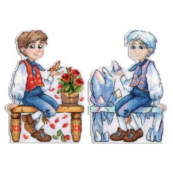 Cross stitch kit "Boy with a cold heart" SR-925