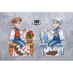 Cross stitch kit "Boy with a cold heart" SR-925