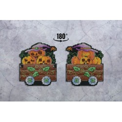 Cross stitch kit "Pumpkin Wagon" SR-930