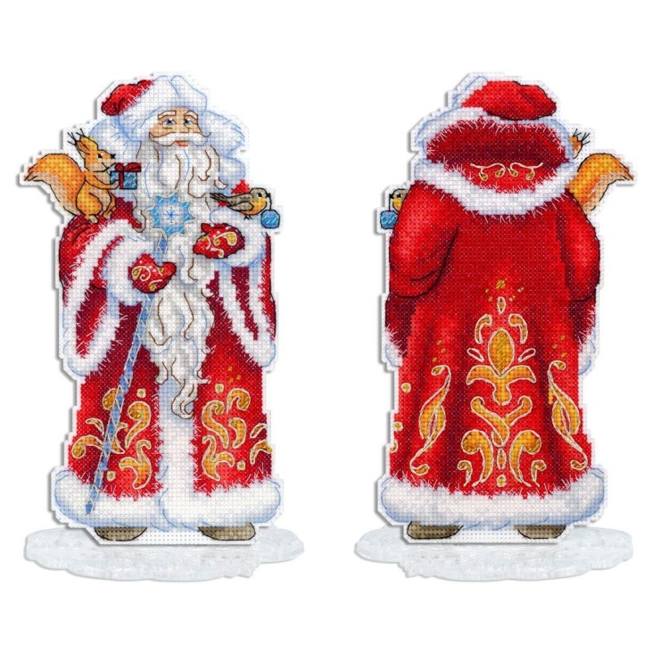 Cross stitch kit "Santa Claus, with stand" SR-943