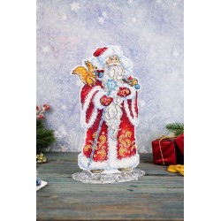 Cross stitch kit "Santa Claus, with stand" SR-943