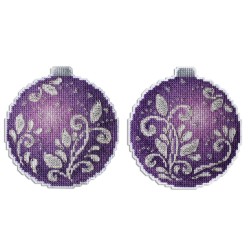 Cross stitch kit "New Year's ball "Amethyst radiance" SR-961