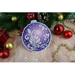 Cross stitch kit "New Year's ball "Amethyst radiance" SR-961