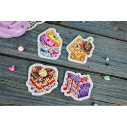 Cross stitch kit "Dessert. Icons. Magnets" ST-1074