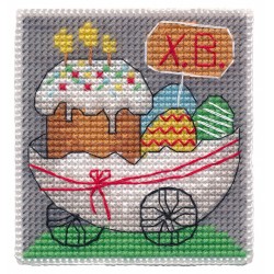 Cross stitch kit "Magnet. Happy easter" S1599