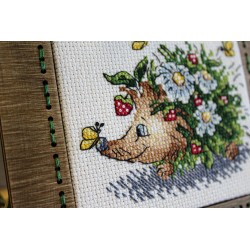 Cross stitch kit "Spring hedgehog" SM-660