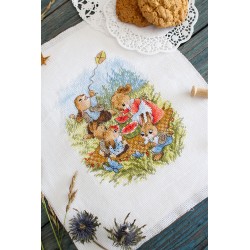 Cross stitch kit "Watermelon picnic" SM-764