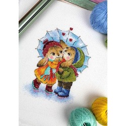 Cross stitch kit "Under the umbrella" SM-778