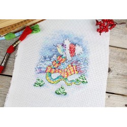 Cross stitch kit "Snow Walk" SM-793