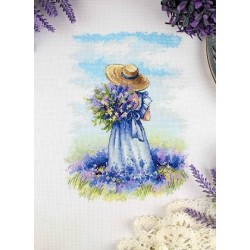 Cross stitch kit "Lavender Walk" SNV-847