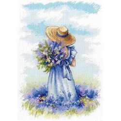 Cross stitch kit "Lavender Walk" SNV-847