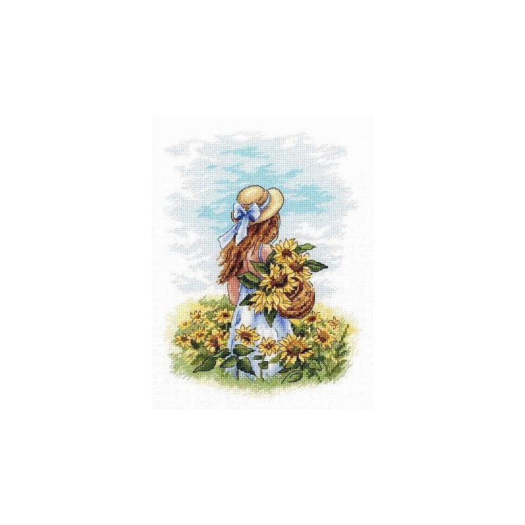 Cross stitch kit "Across the sunny field" SNV-849