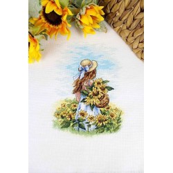 Cross stitch kit "Across the sunny field" SNV-849