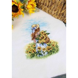 Cross stitch kit "Across the sunny field" SNV-849