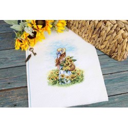 Cross stitch kit "Across the sunny field" SNV-849