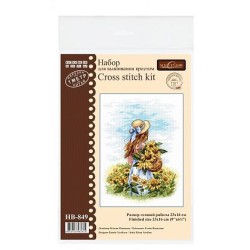 Cross stitch kit "Across the sunny field" SNV-849