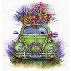 Cross stitch kit "Through the flowering fields" SNV-873