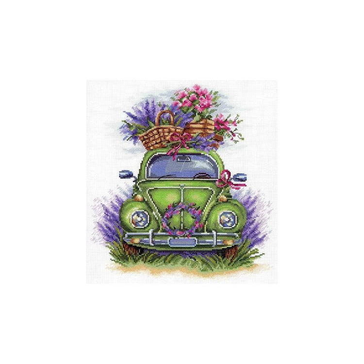 Cross stitch kit "Through the flowering fields" SNV-873