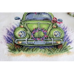 Cross stitch kit "Through the flowering fields" SNV-873