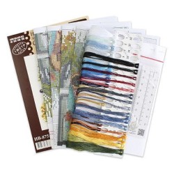 Cross stitch kit "Music of Travel" SNV-875