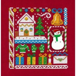 Cross stitch kit "Mini Sampler. New Year" SNV-939