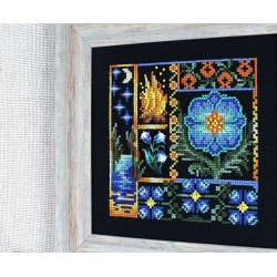 Cross stitch kit "Mini Sampler. Fern Flower" SNV-942