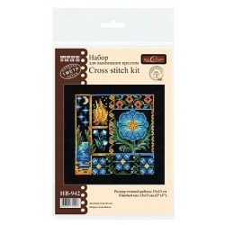 Cross stitch kit "Mini Sampler. Fern Flower" SNV-942