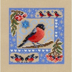 Cross stitch kit "Mini sampler. Winter composition" SNV-946