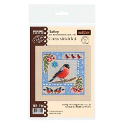 Cross stitch kit "Mini sampler. Winter composition" SNV-946