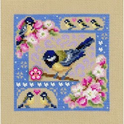 Cross stitch kit "Mini-sampler. Spring composition" SNV-947