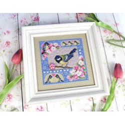 Cross stitch kit "Mini-sampler. Spring composition" SNV-947