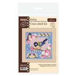 Cross stitch kit "Mini-sampler. Spring composition" SNV-947