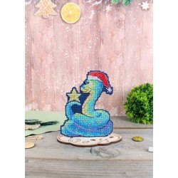 Cross stitch kit "Snake for luck" SR-1141