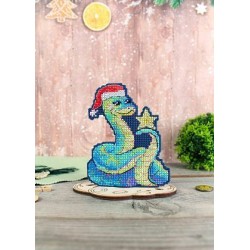 Cross stitch kit "Snake for luck" SR-1141