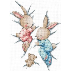 Cross stitch kit "Sleeping bunnies" SANS-70