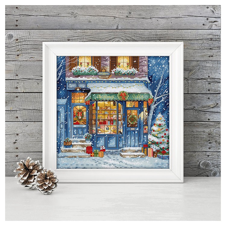 Christmas Gifts Shop 21x21cm SLETIL8109