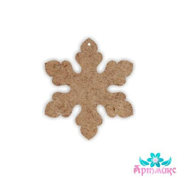 Plywood blank  "Snowflake 2" size: 11х0.4 cm AH6150036F