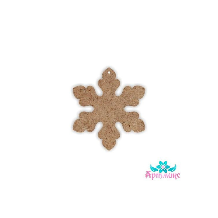 Plywood blank  "Snowflake 2" size: 11х0.4 cm AH6150036F