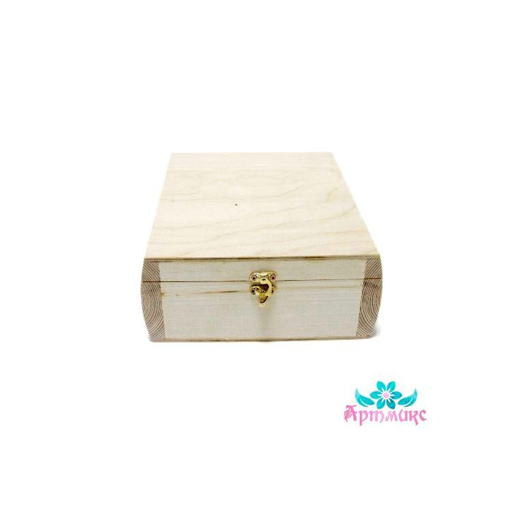 Box-barrel made of solid pine, size 20x20xh10 cm AH616002F