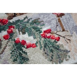 Cross-stitch kits - Chittering about winter AAH-238