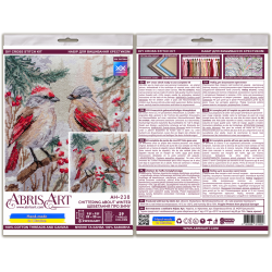 Cross-stitch kits - Chittering about winter AAH-238