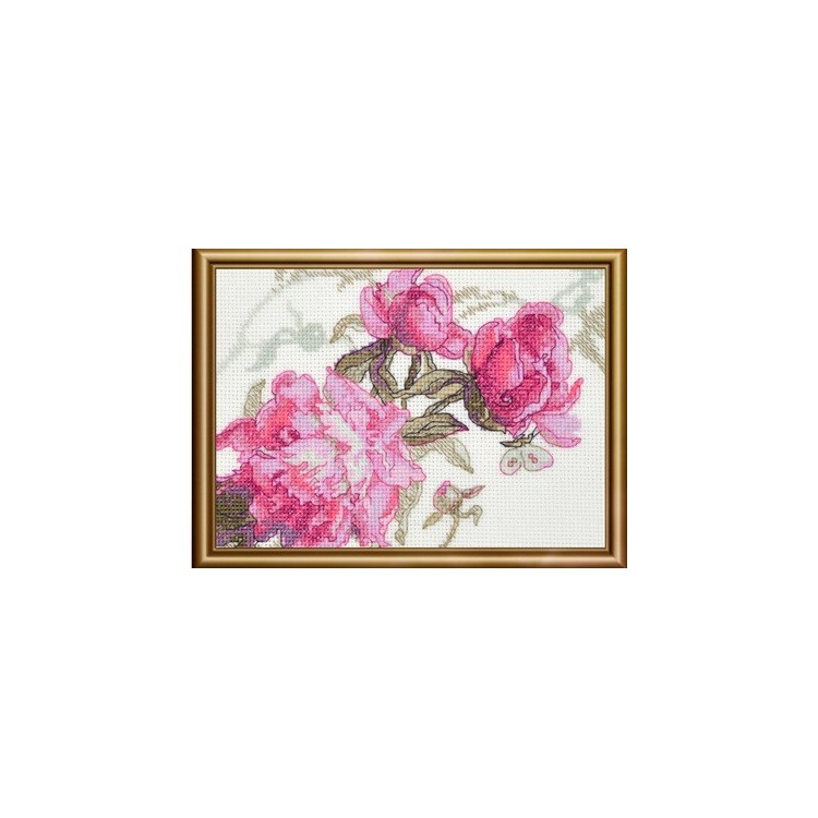 Peonies. Whisper 18x15 SRA1010