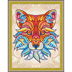 (Discontinued) Diamond painting kit Fox 30х40 cm AZ-1577